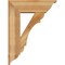 Ekena Millwork Olympic Traditional Rough Sawn Bracket w/ Offset Brace, Western Red Cedar, 8"W x 24"D x 32"H BKT0806X24X32OLY01RWR - alternate 3